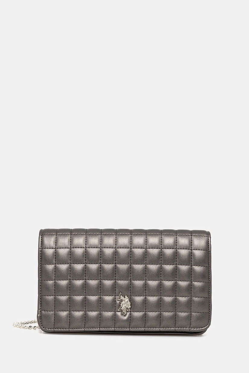 U.S. Polo Assn. poșetă Ceremony culoarea gri, BEUQC8444WVP