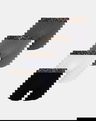 CR7 Cristiano Ronaldo boxeri de bumbac 4-pack culoarea gri, 8104.49.2504