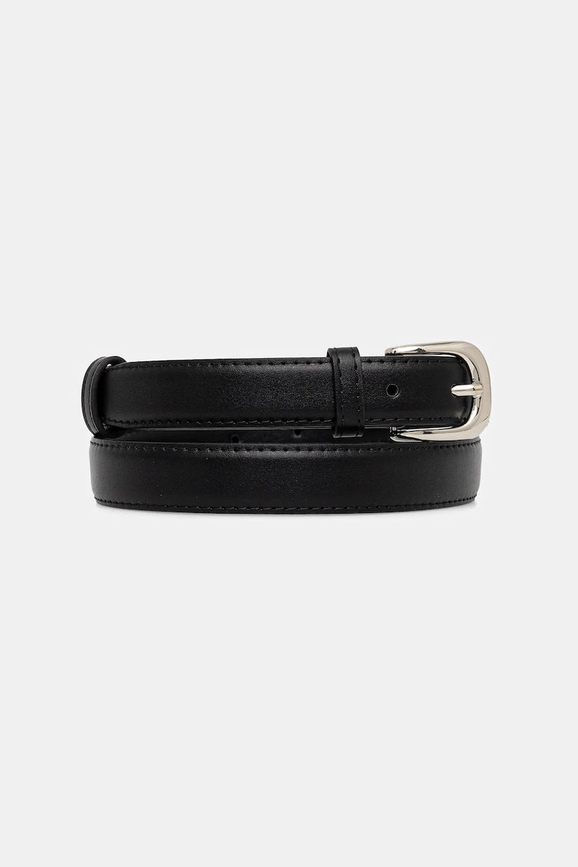Answear.LAB curea de piele culoarea negru