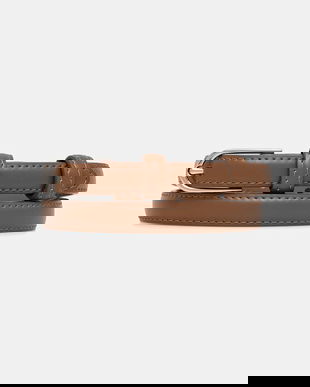 Answear.LAB curea de piele culoarea maro