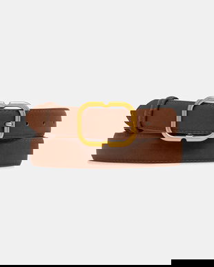 Answear.LAB curea de piele culoarea maro