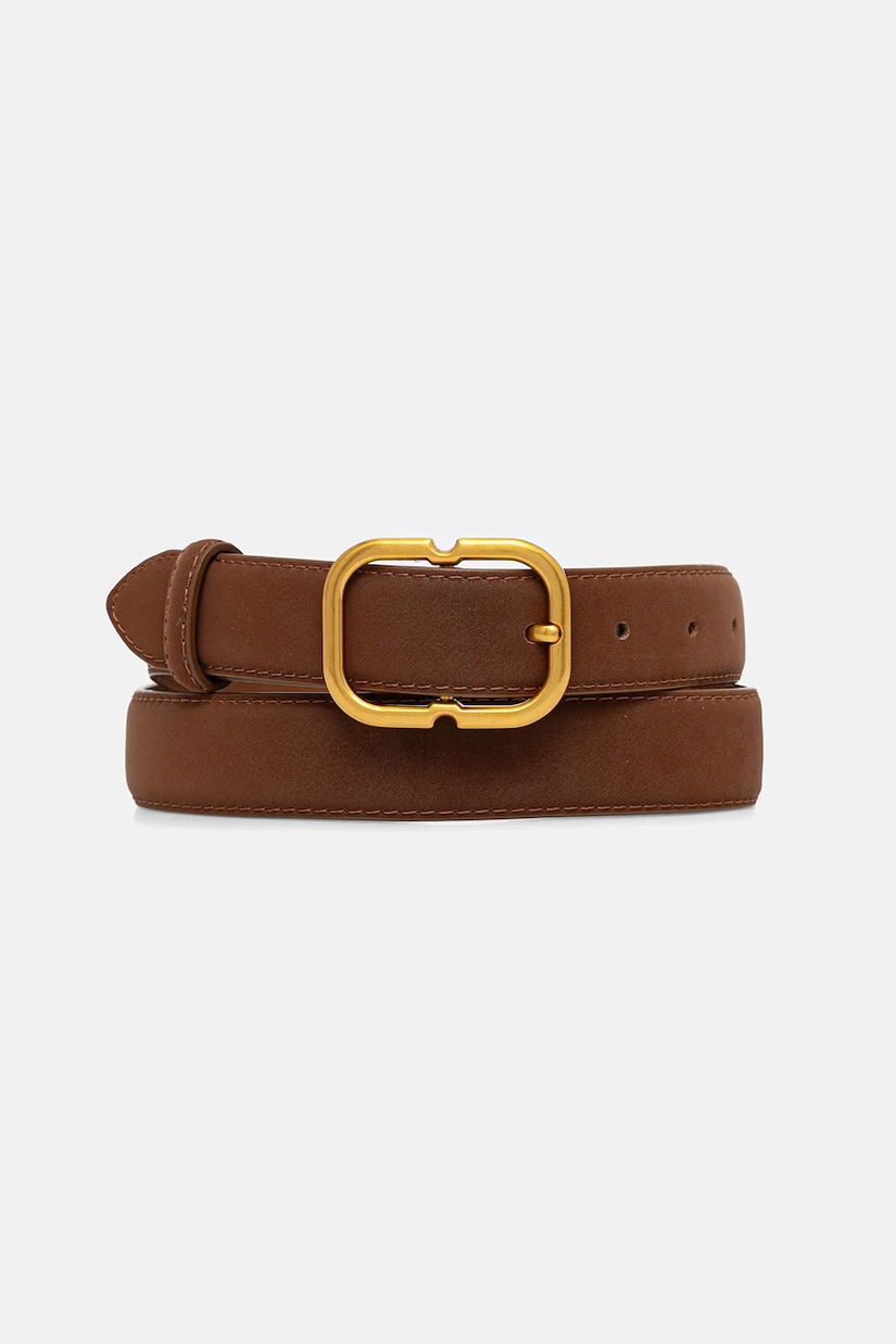 Answear.LAB curea de piele culoarea maro