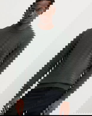 Marc O'Polo pulover din amestec de lână culoarea bleumarin, light, M29514460504