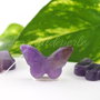 Pandantiv ametist/lepidolite, 28.5x18.5mm (1)