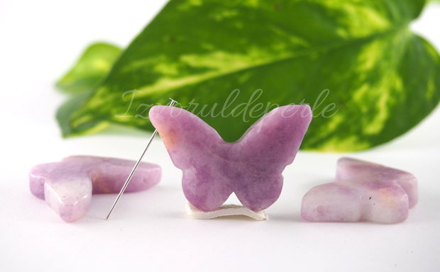 Pandantiv ametist/lepidolite, 28.5x18.5mm (1)