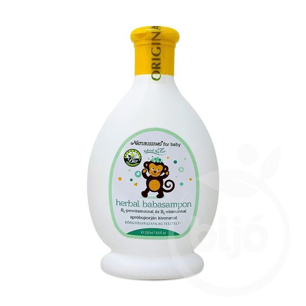 Sampon pe baza de plante cu ulei de cocos pentru copii Naturissimo 250 ml