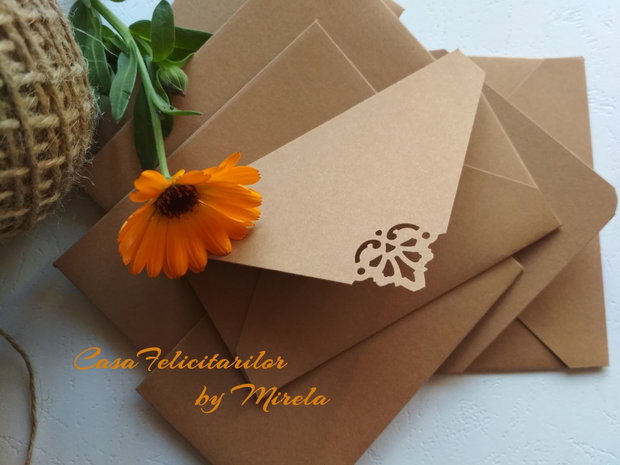 Plicuri craft mini pentru proiecte delicate