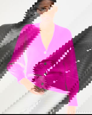 Joseph Ribkoff cardigan culoarea roz, 253906
