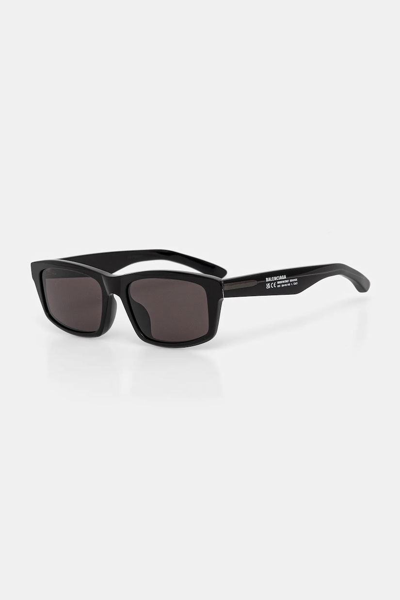 Balenciaga ochelari de soare culoarea negru, BB0424SK