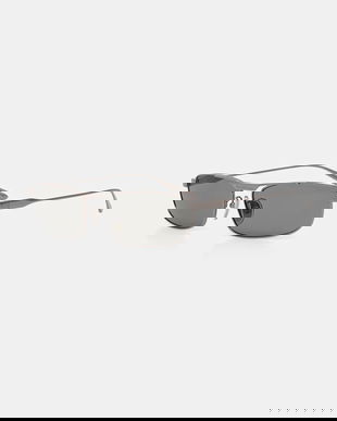 Balenciaga ochelari de soare culoarea argintiu, BB0451S