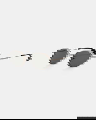 Alexander McQueen ochelari de soare culoarea argintiu, AM0523S