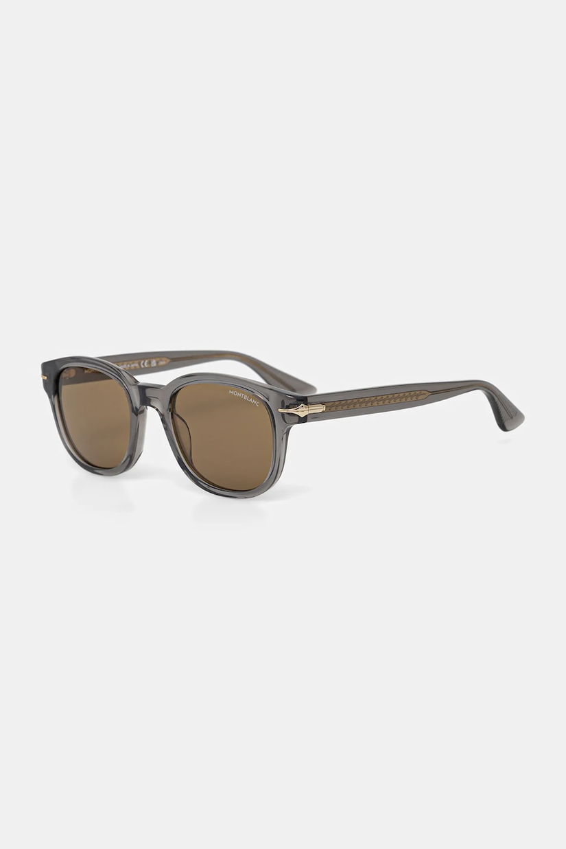 Montblanc ochelari de soare culoarea gri, MB0435S