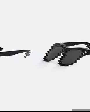 Saint Laurent ochelari de soare culoarea negru, SL 83