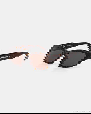 Balenciaga ochelari de soare culoarea maro, BB0448SK