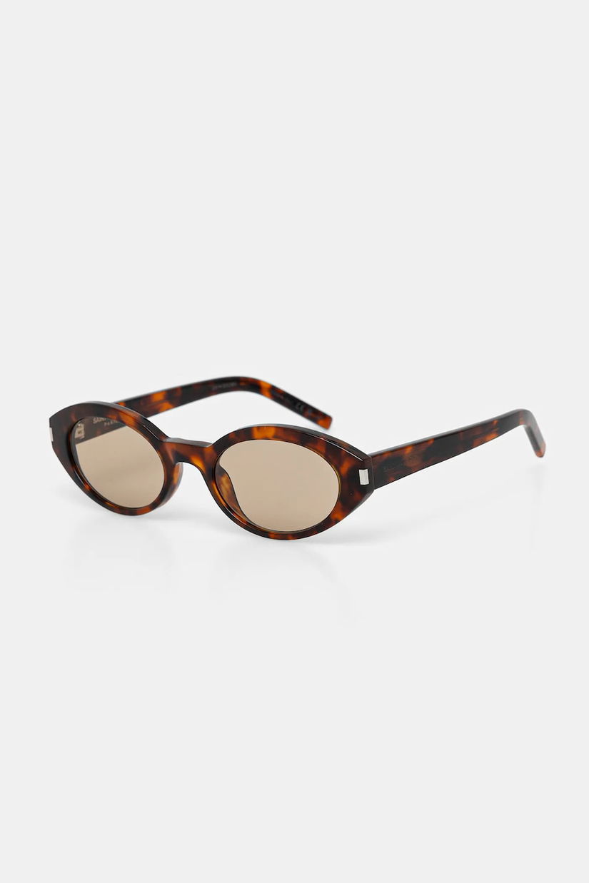 Saint Laurent ochelari de soare culoarea verde, SL 567