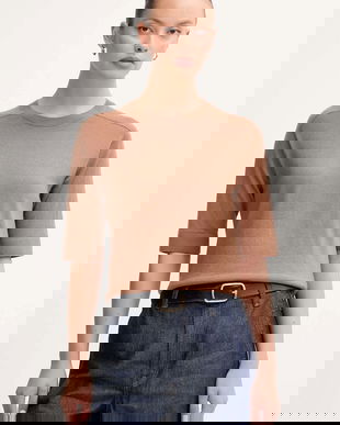 United Colors of Benetton pulover de lână culoarea maro, light, 11AHD10E6