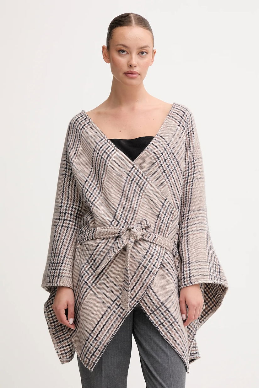 United Colors of Benetton poncho culoarea gri, light, 6HKYDU01E