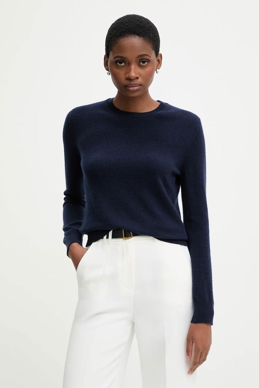 United Colors of Benetton pulover de casmir culoarea bleumarin, light, 1033D107P