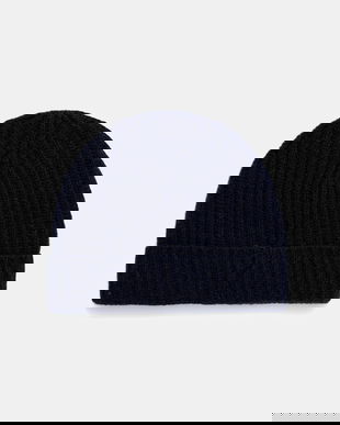 United Colors of Benetton căciulă de lână culoarea negru, de lana, din țesătură netedă, 1302U0724