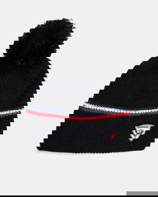 Rossignol pălărie din amestec de lână culoarea negru, RLMMH03U