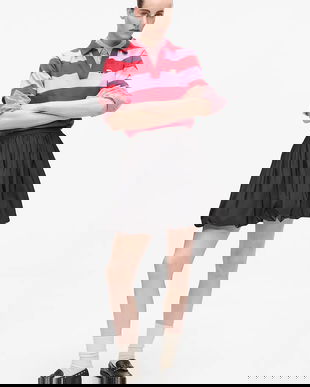 Karl Lagerfeld fustă culoarea negru, mini, evazați, A4W12025