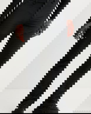 Salewa pantaloni sport Puez Orval 2 DST culoarea negru, 00.0000027317