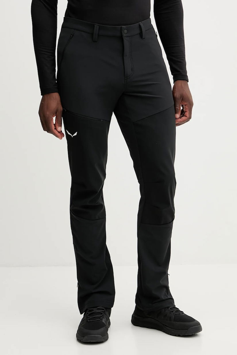 Salewa pantaloni sport Puez Orval 2 DST culoarea negru, 00.0000027317