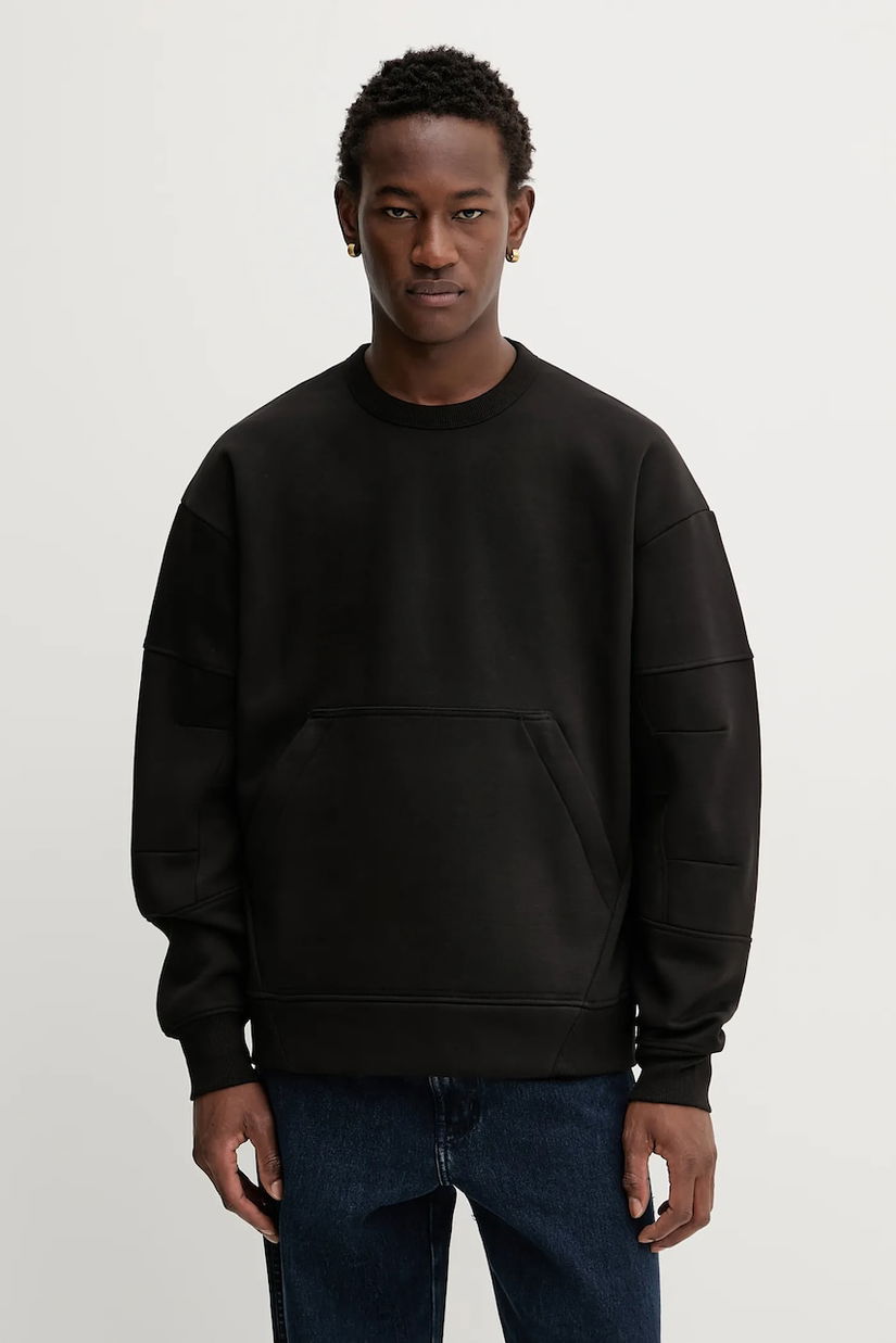 G-Star bluză Constructed loose culoarea negru, uni D27088-D733