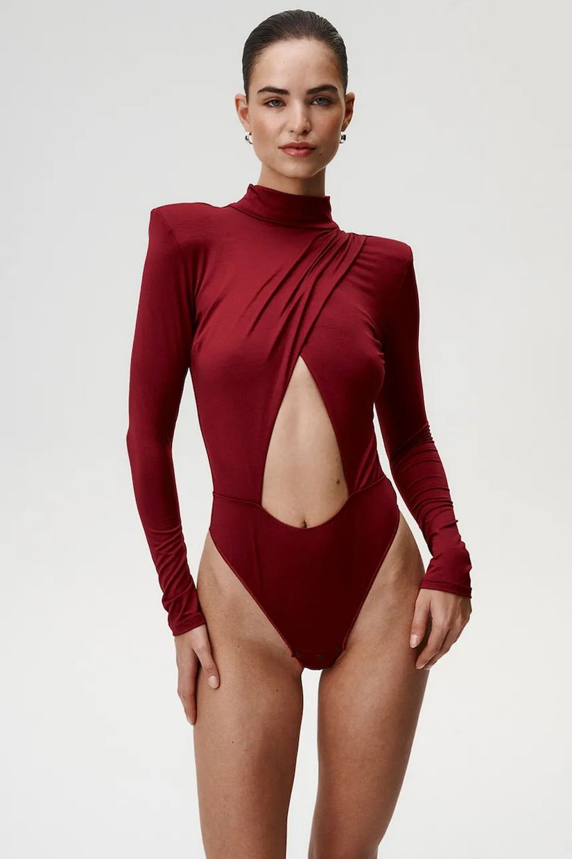 Undress Code body culoarea bordo, uni, 1013