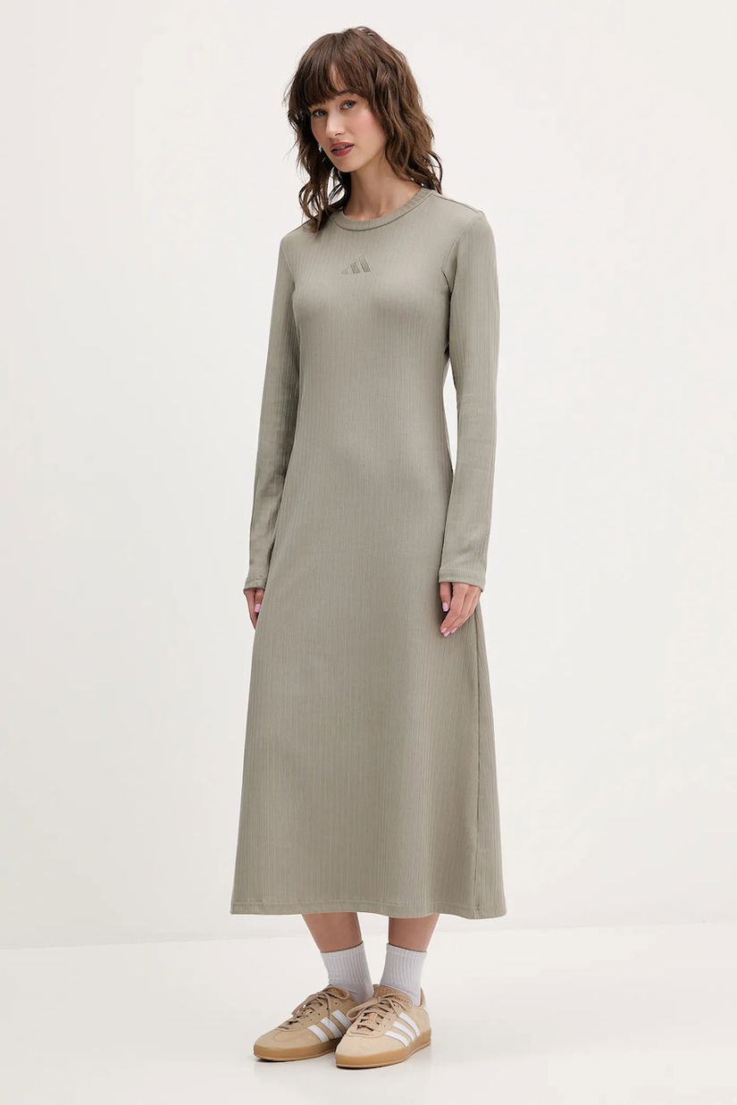 adidas rochie All Szn Winterized midi, mulată, JW7431