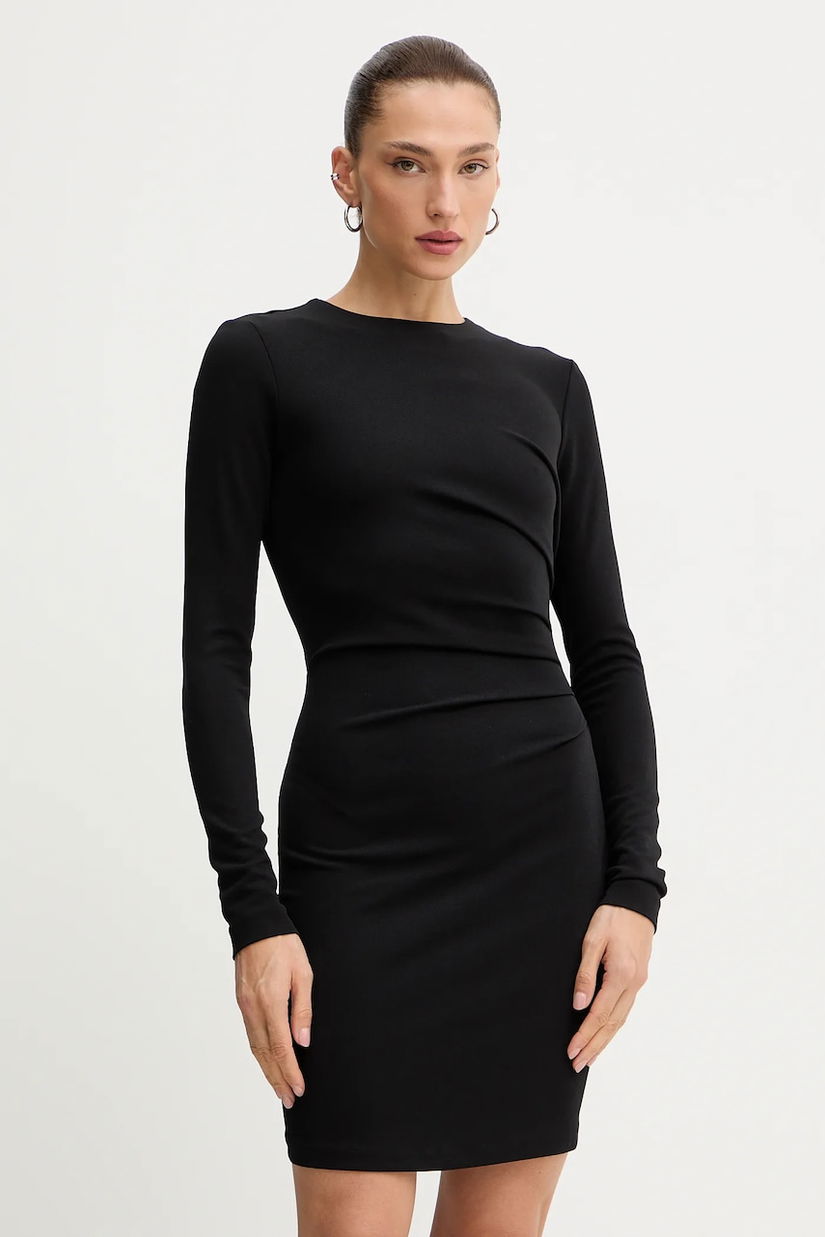 Silvian Heach rochie BELLER culoarea negru, mini, mulată, GPA25001VE