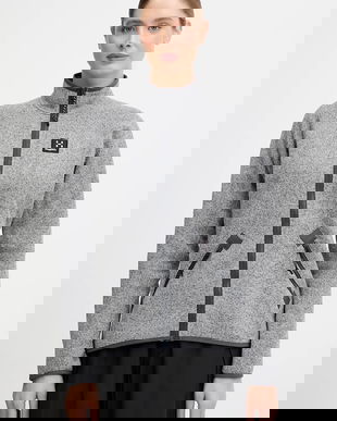 Haglöfs hanorac în aer liber Risberg culoarea gri, uni, 607384