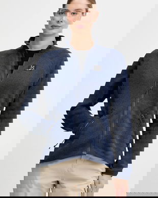 Haglöfs hanorac în aer liber Risberg culoarea bleumarin, uni, 607384