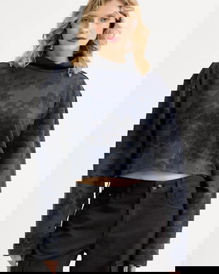 G-Star hanorac de bumbac 0 culoarea bleumarin, cu imprimeu, D27169.E150