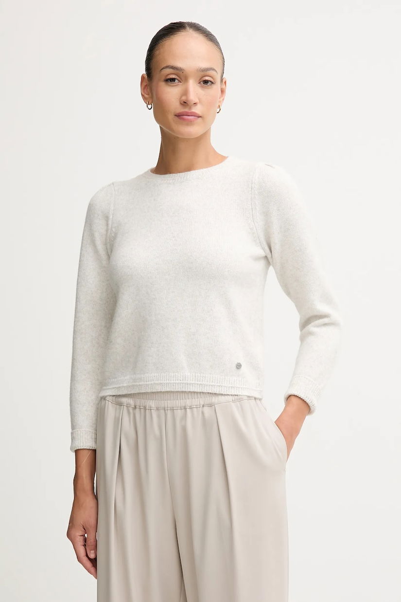 Pepe Jeans pulover din amestec de lână culoarea bej, PL7000045
