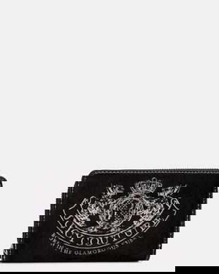 Juicy Couture portofel Twig Narrative culoarea negru, WIJTG8991WZC