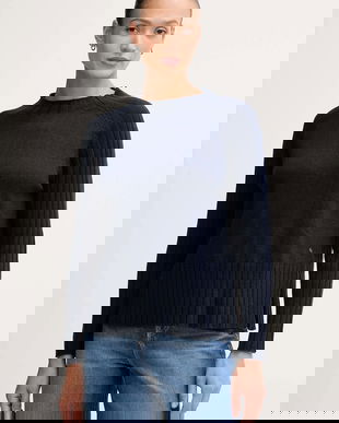 Pepe Jeans pulover din amestec de lână culoarea bleumarin, PL7000056