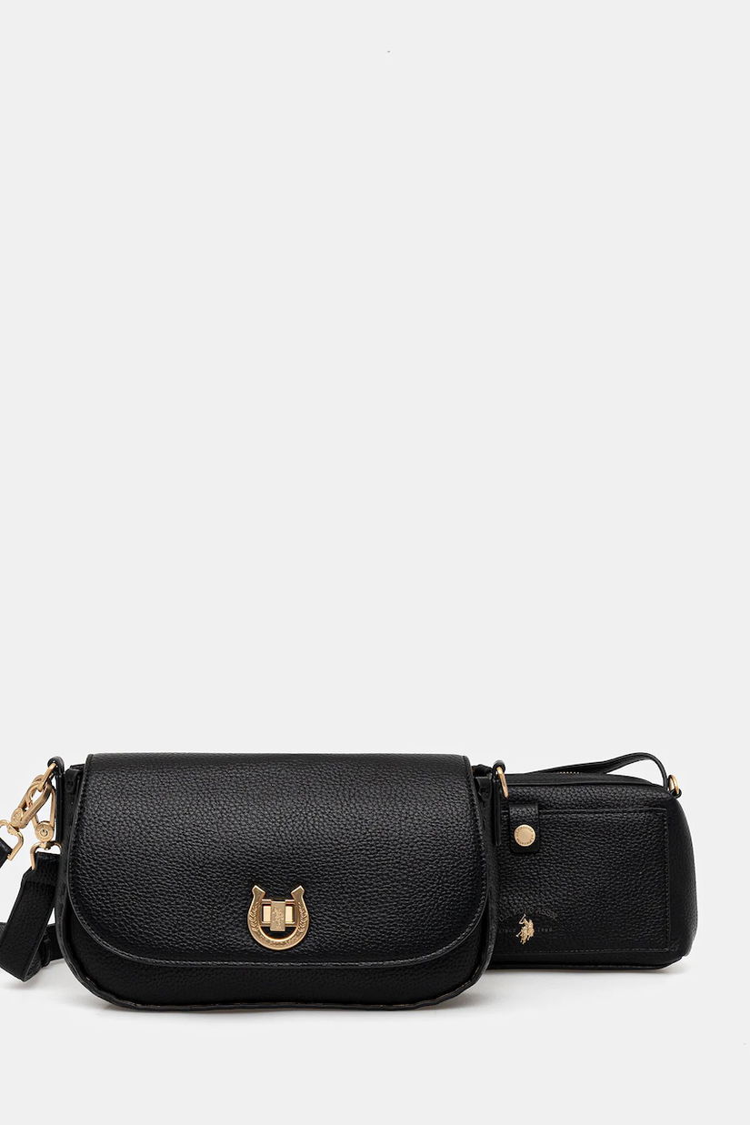 U.S. Polo Assn. poșetă Middleton culoarea negru, BIU0M8871WVP