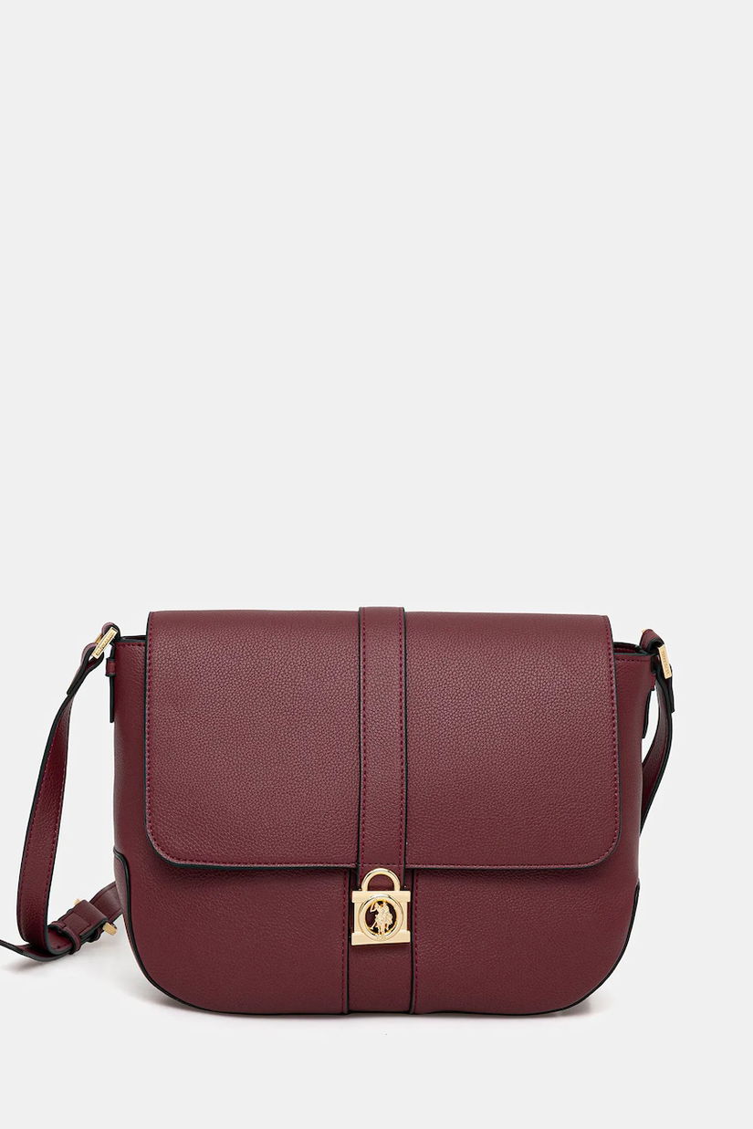 U.S. Polo Assn. poșetă Winterberry culoarea roșu, BIUWZ8858WVP