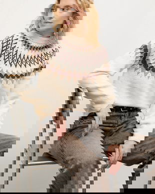 Answear.LAB pulover de lana culoarea bej