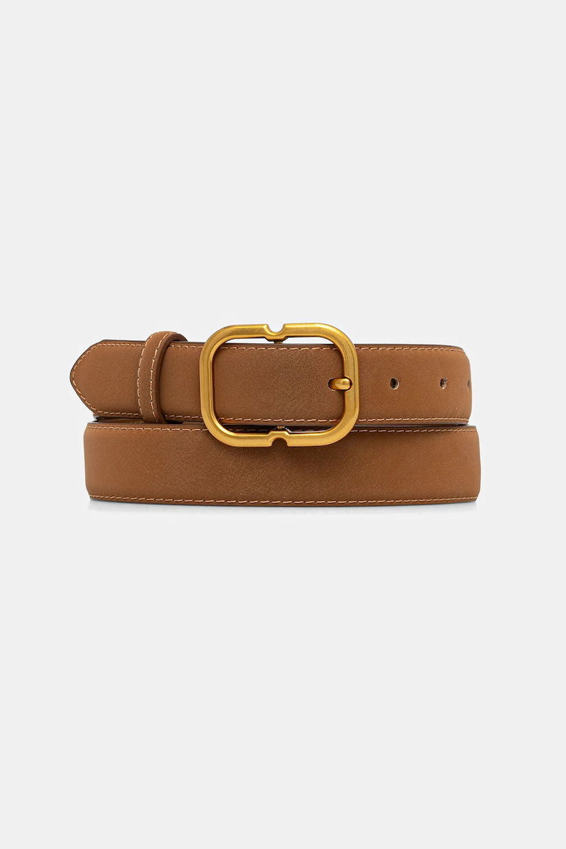 Answear.LAB curea de piele culoarea maro
