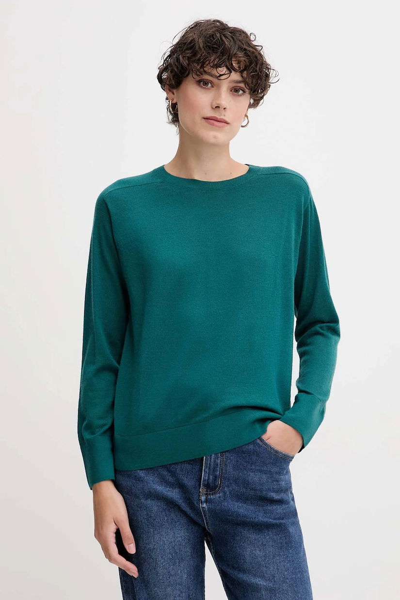 United Colors of Benetton pulover de lână culoarea gri, light, 11AHD10CV