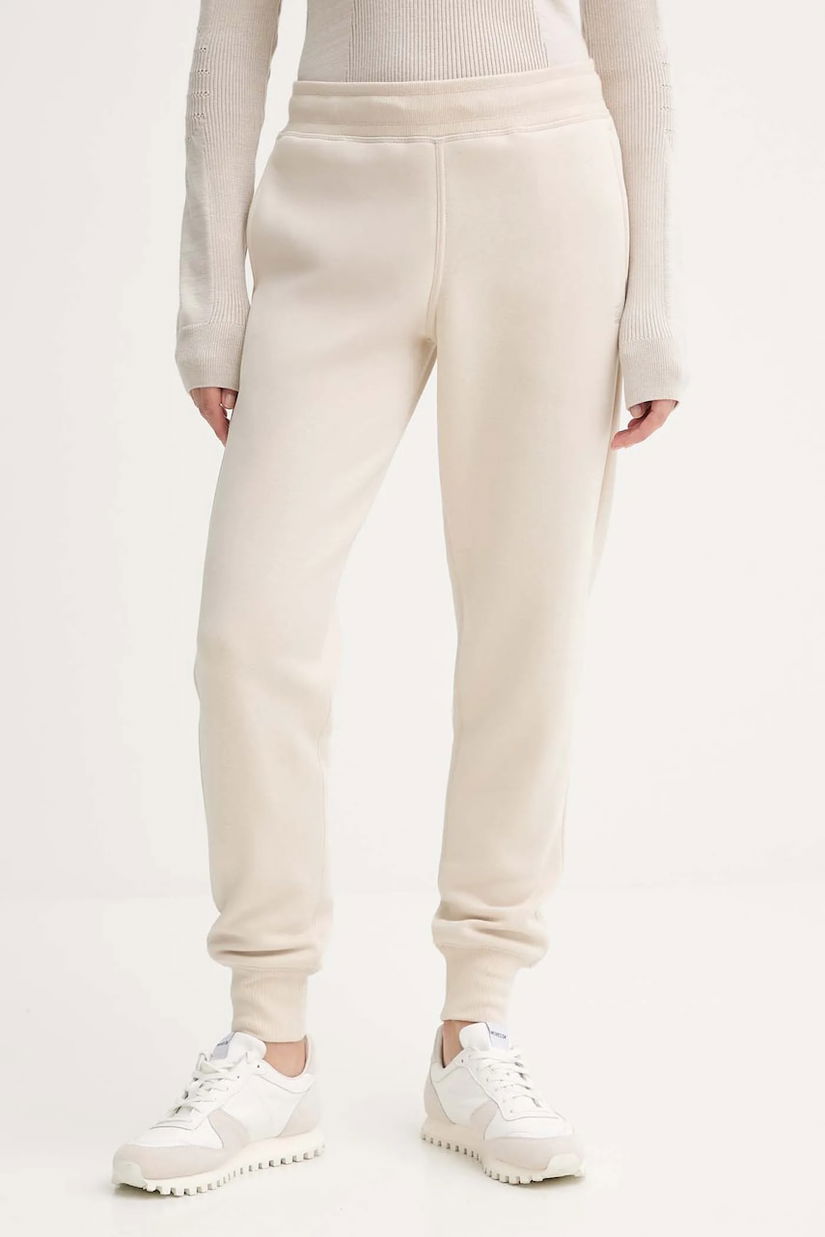 G-Star Raw pantaloni de trening culoarea alb, uni, D21320-C235