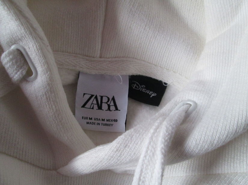 hanorac alb unisex Zara Disney 40