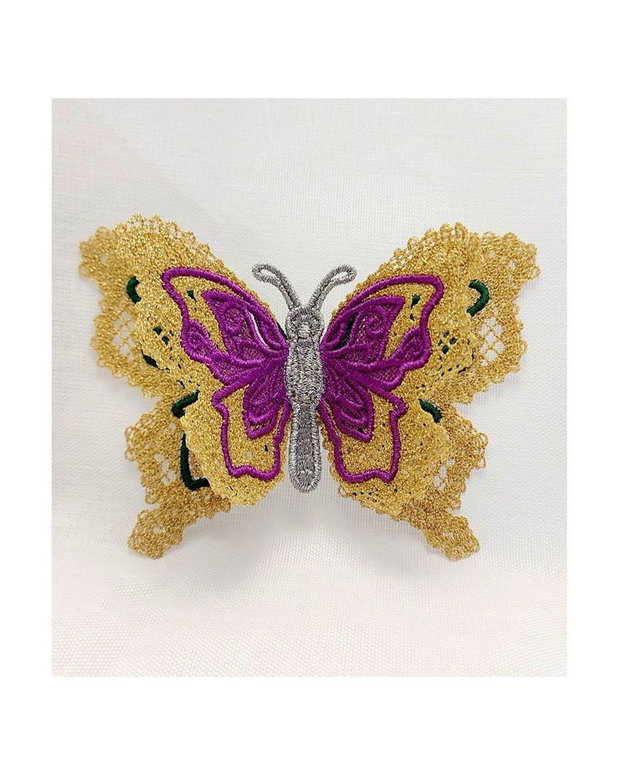 Brosa Fluture Filigran 3D