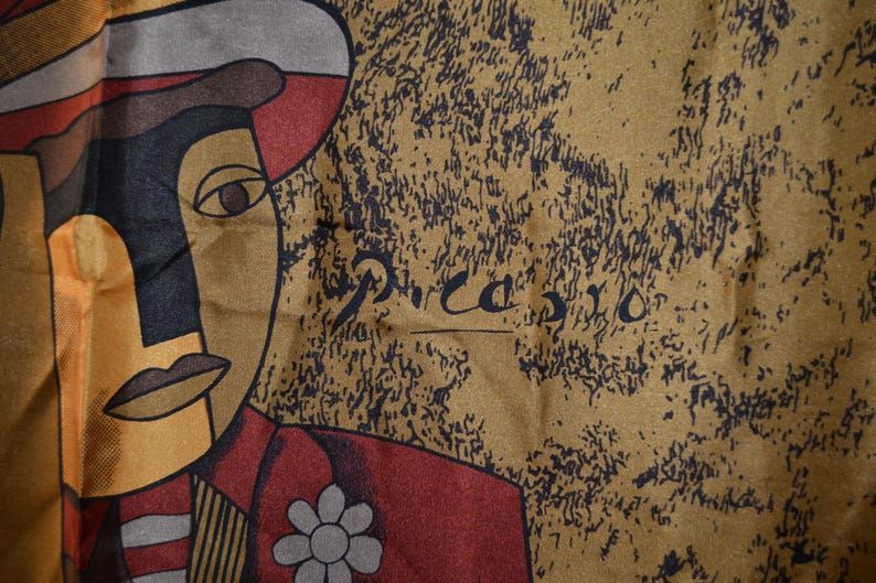 Eșarfă Picasso din mătase maturala