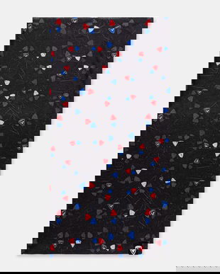 Rossignol fular împletit cu imprimeu, RLNMH09