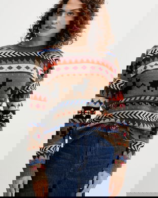 Weekend Max Mara pulover cu adaos de lână de alpaca QUIRITE femei, culoare maro, subțire 2525366302600