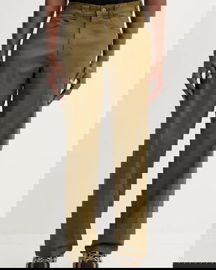 Dickies pantaloni bărbați culoarea verde simplu DK0A8671