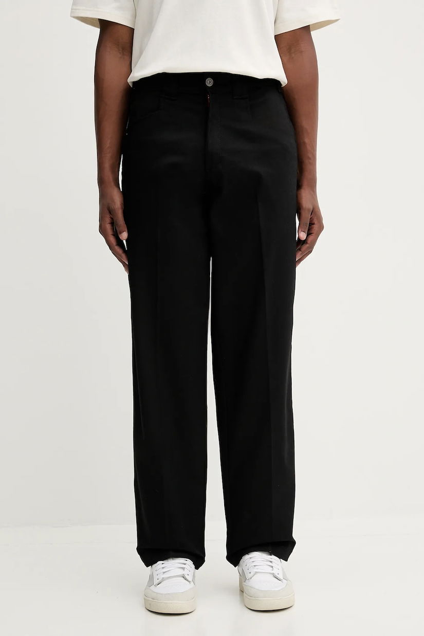 Dickies pantaloni bărbați culoarea negru simplu DK0A8671